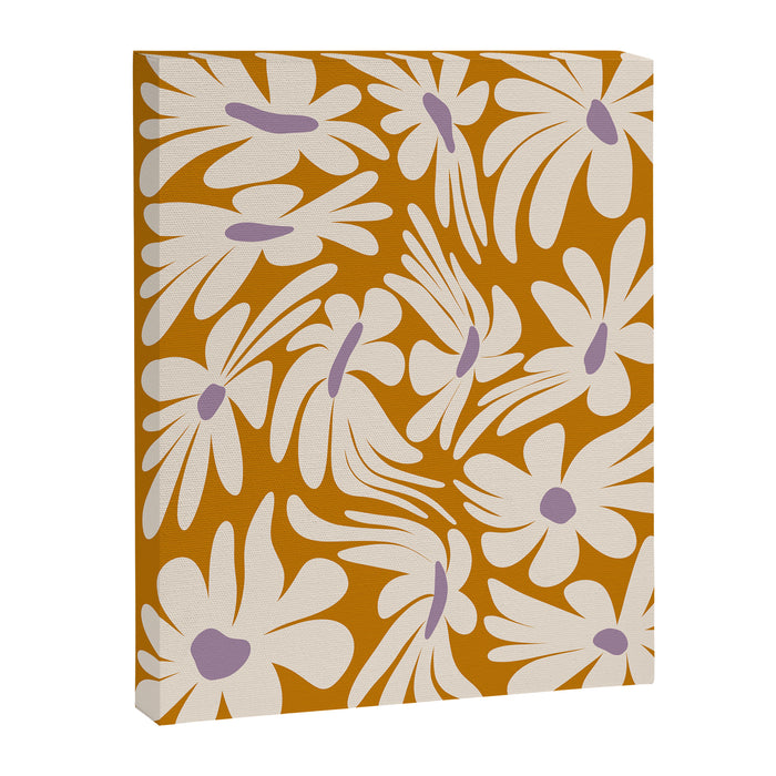 Floral Wave Canvas Print Gallery Image 1