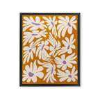 Floral Wave Framed Canvas Print Gallery Image 6