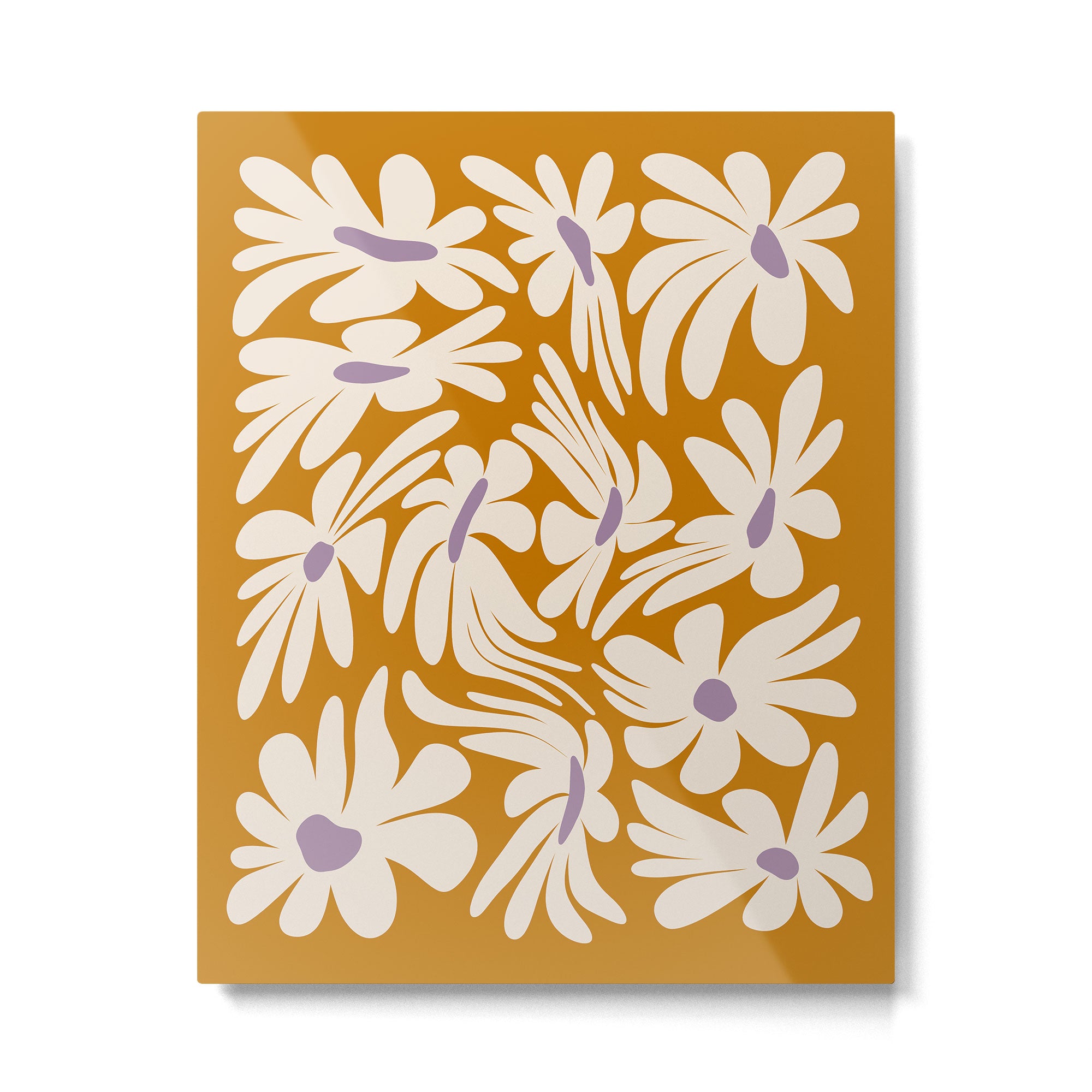 Floral Wave Metal Print Gallery Image 4