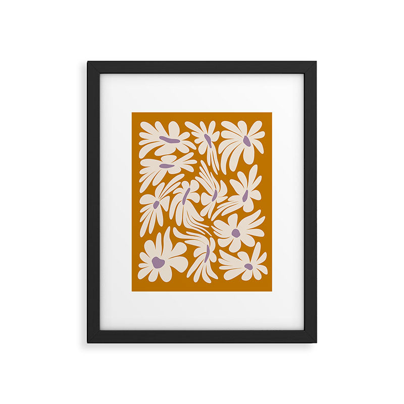Floral Wave Framed Art Print Gallery Image 5