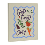 Good Food Only Canvas Print Gallery Image 6