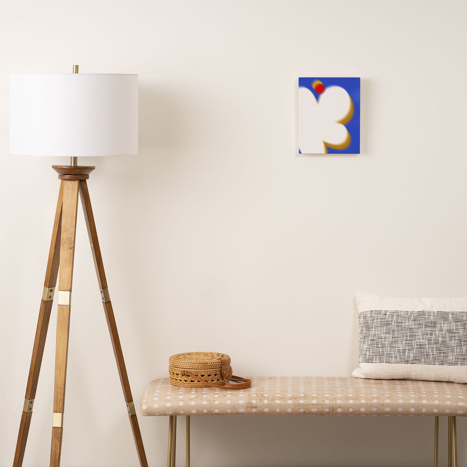 June002 - modern abstract shapes Canvas Print Gallery Image 2