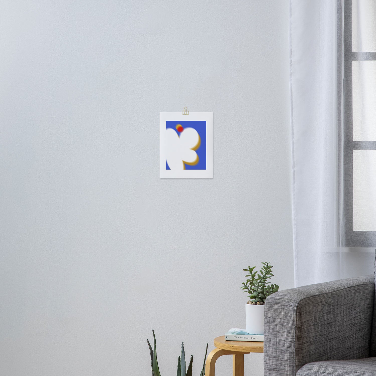 June002 - modern abstract shapes Art Print Gallery Image 3