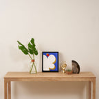 June002 - modern abstract shapes Framed Canvas Print Gallery Image 4