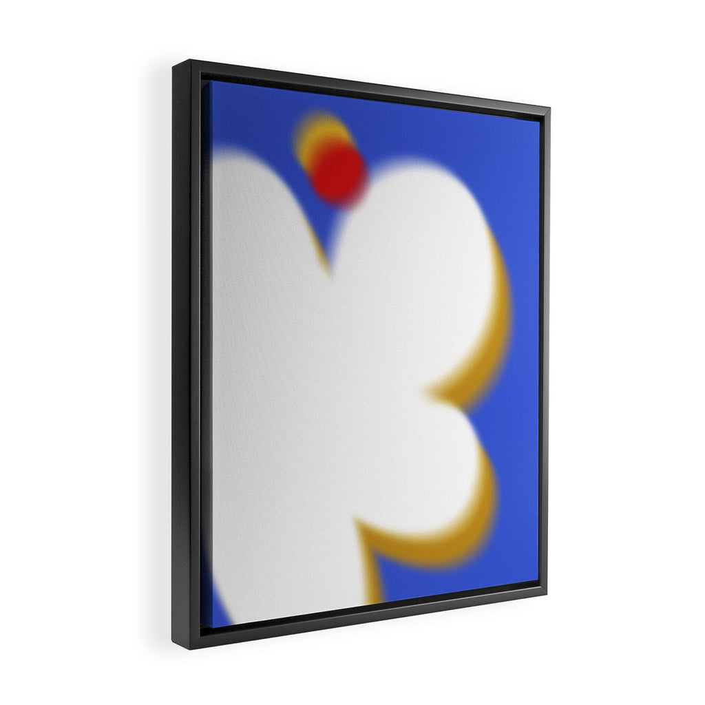 June002 - modern abstract shapes Framed Canvas Print Gallery Image 2