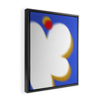 June002 - modern abstract shapes Framed Canvas Print Gallery Image 2