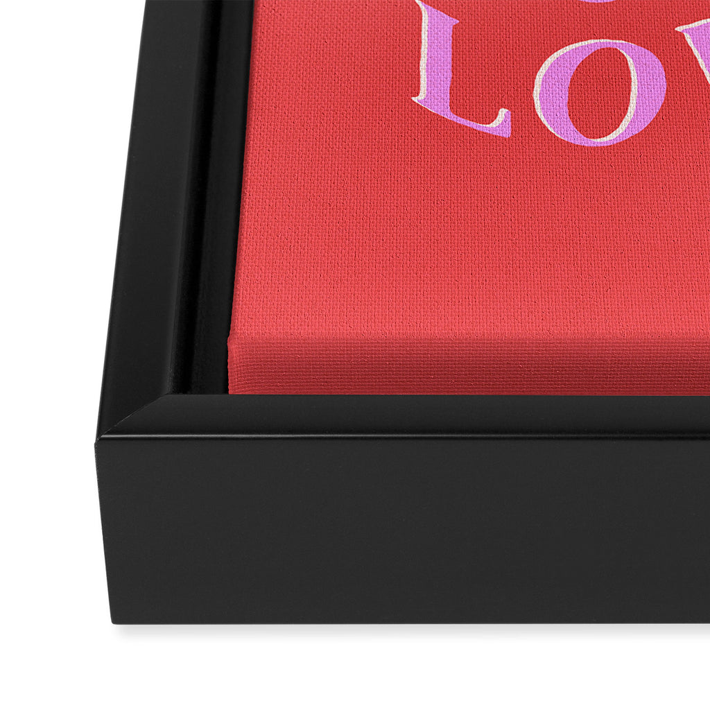 Love Is Love Framed Canvas Print Gallery Image 3
