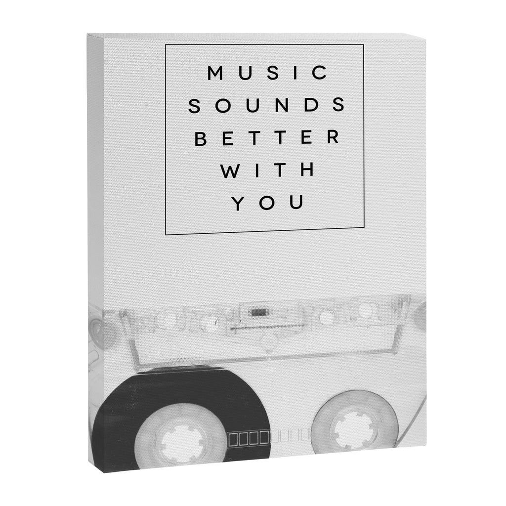 Music Sounds Better With You Canvas Print Gallery Image 6
