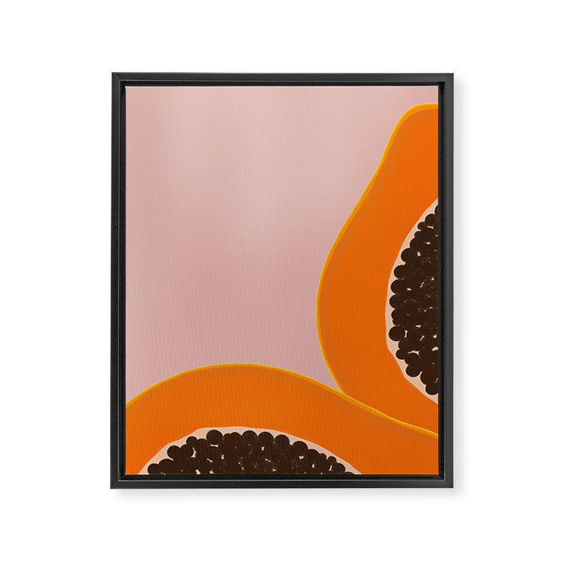 Papaya Framed Canvas Print Gallery Image 6