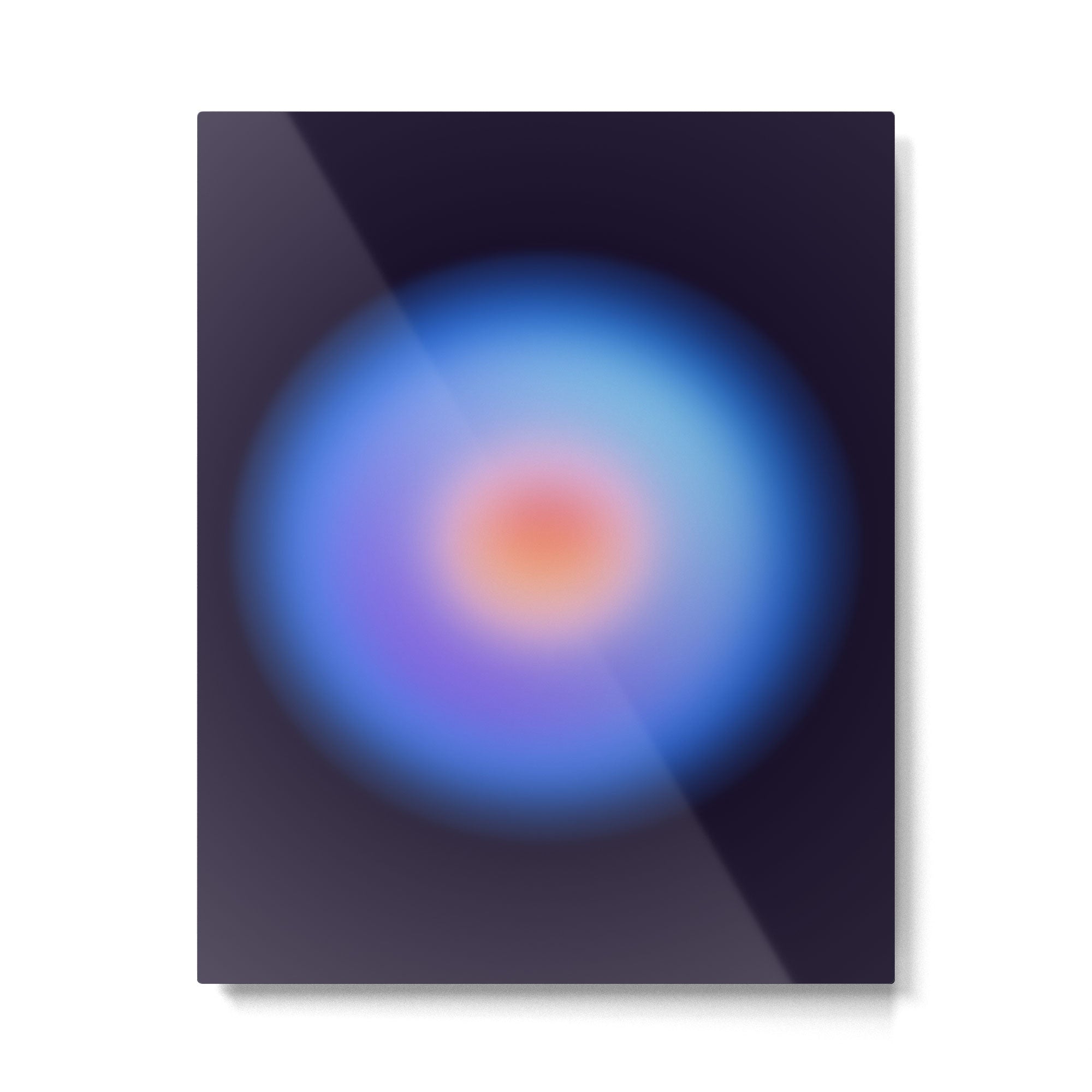 Serene - Circular Gradient Metal Print Gallery Image 4