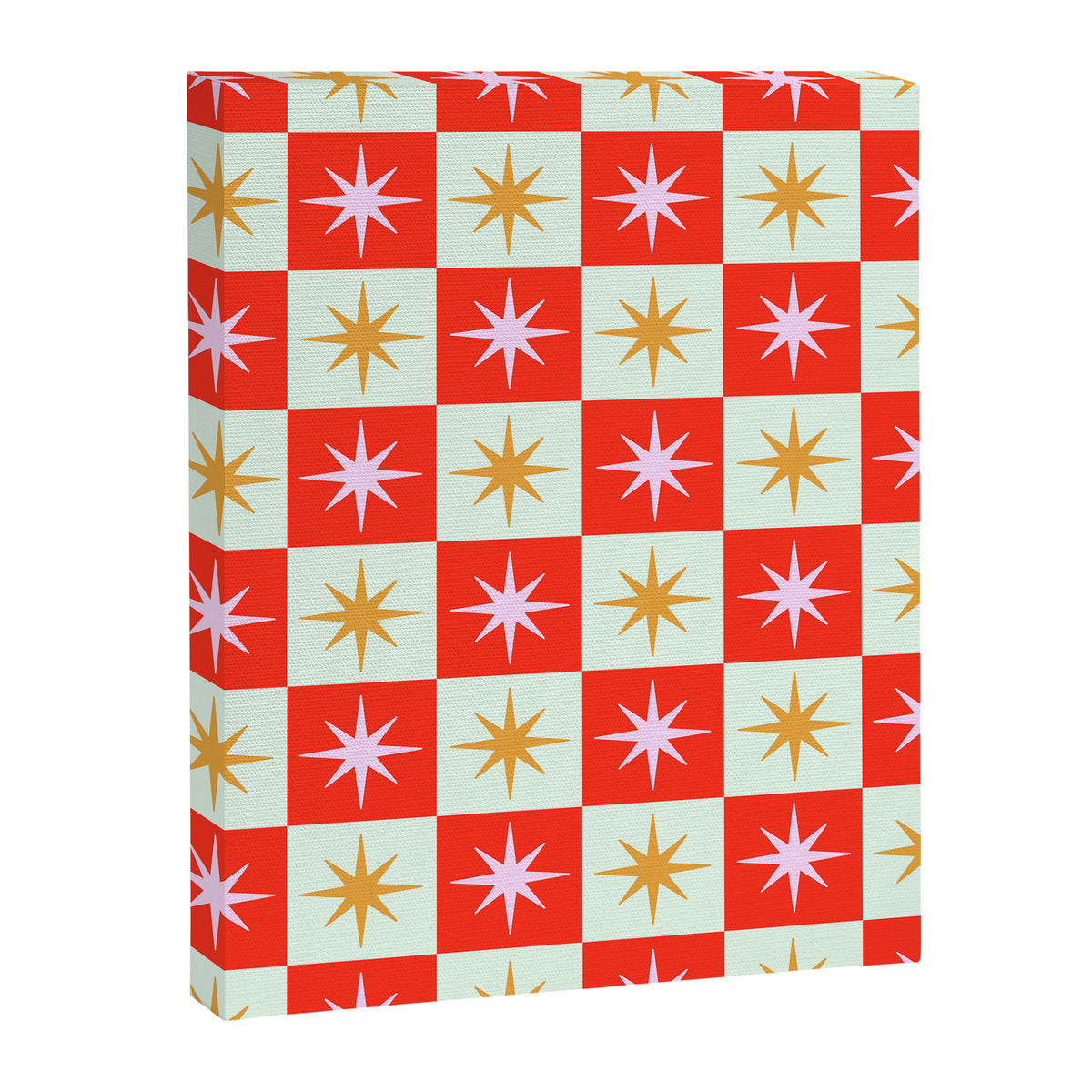 Star Check - Festive Canvas Print Gallery Image 6