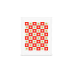 Star Check - Festive Art Print Gallery Image 1