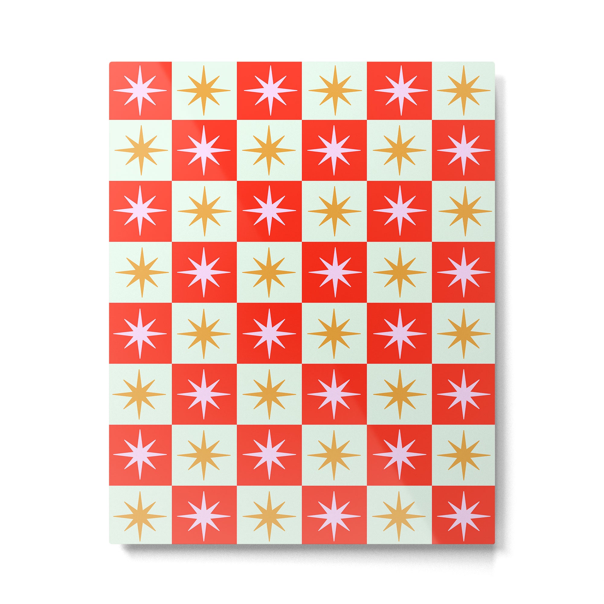 Star Check - Festive Metal Print Gallery Image 4