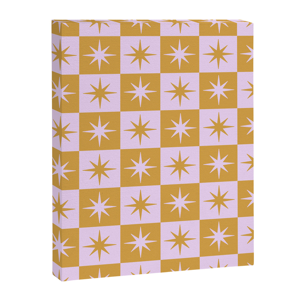 Star Check - Peachy Canvas Print Gallery Image 6