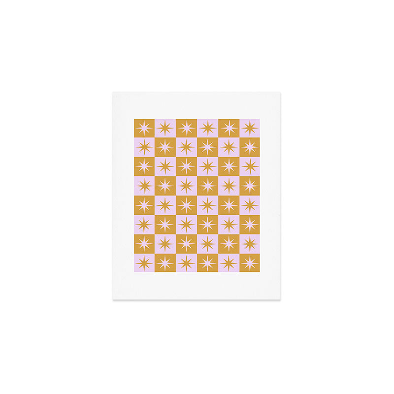 Star Check - Peachy Art Print Gallery Image 1