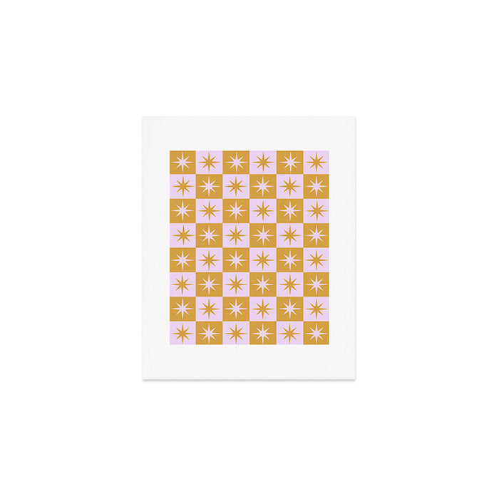 Star Check - Peachy Art Print Gallery Image 1