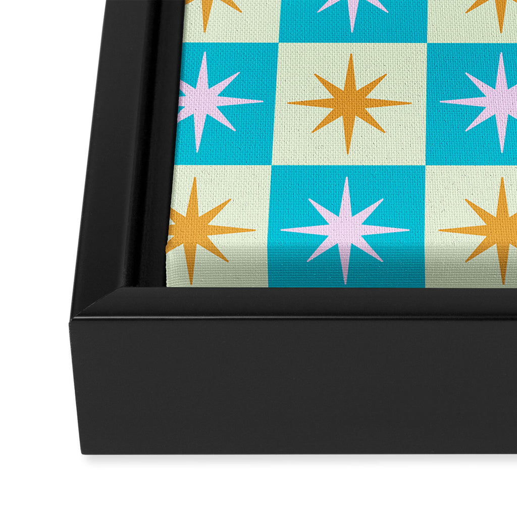 Star Check - Rainbow Bar Framed Canvas Print Gallery Image 3