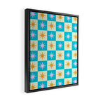 Star Check - Rainbow Bar Framed Canvas Print Gallery Image 2