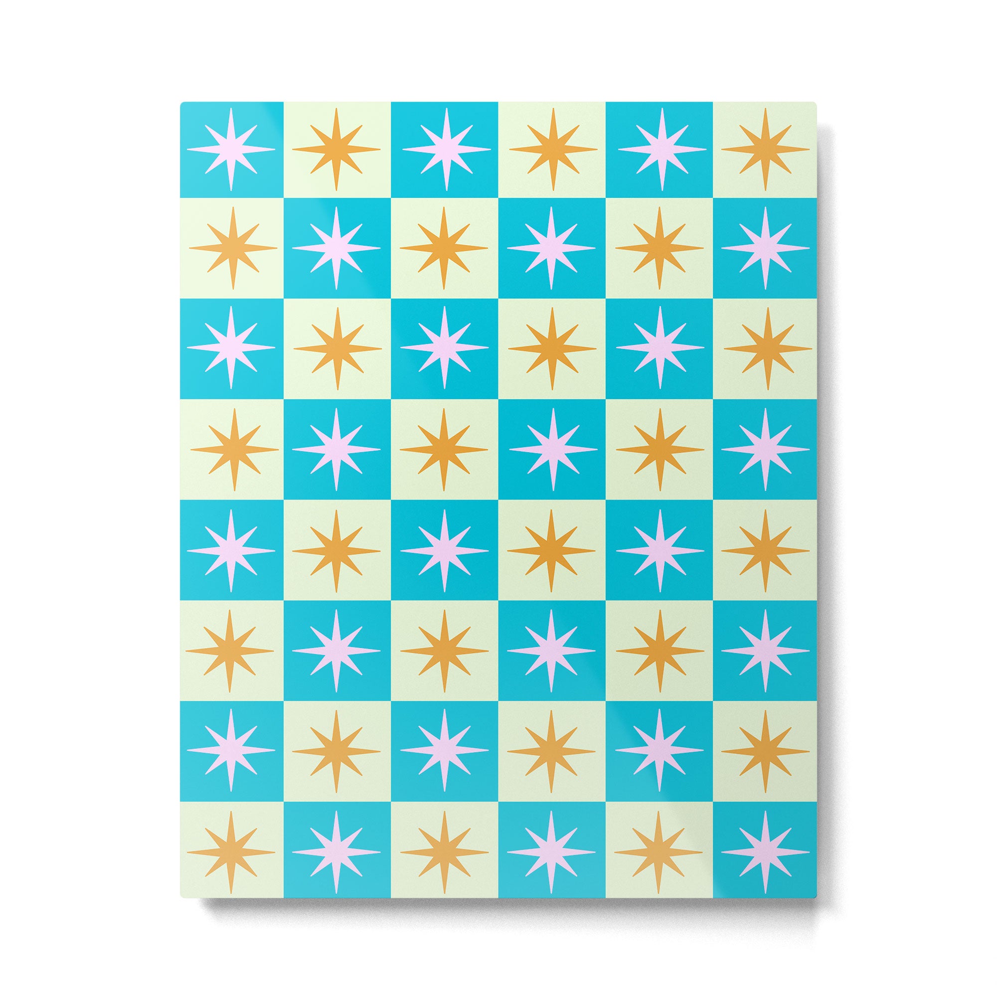 Star Check - Rainbow Bar Metal Print Gallery Image 4
