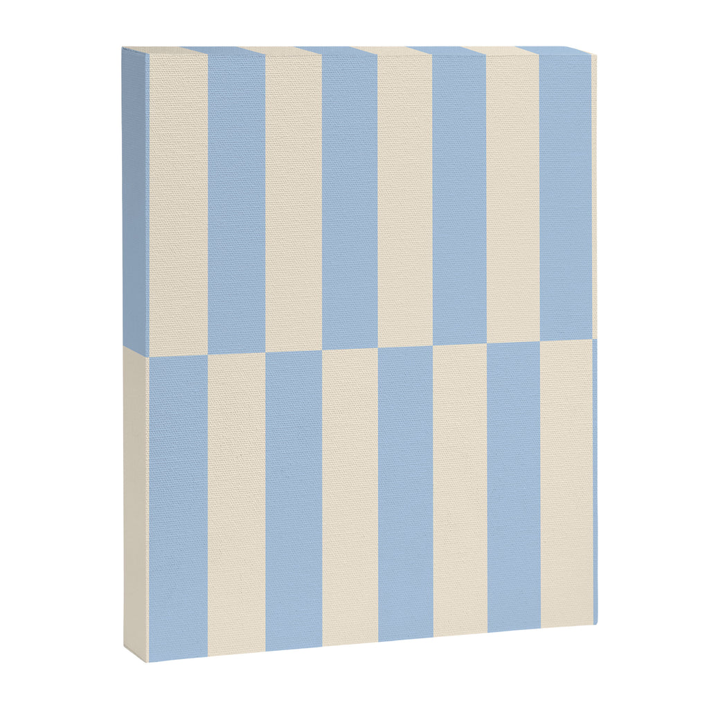 Strippy - Baby Blue Canvas Print Gallery Image 6
