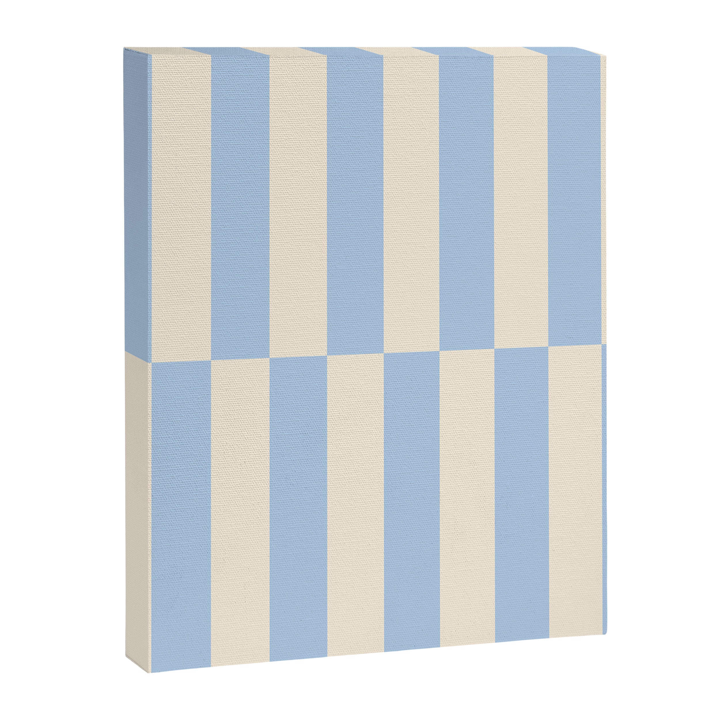 Strippy - Baby Blue Canvas Print Gallery Image 6