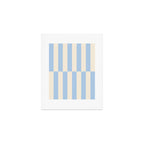 Strippy - Baby Blue Art Print Gallery Image 1