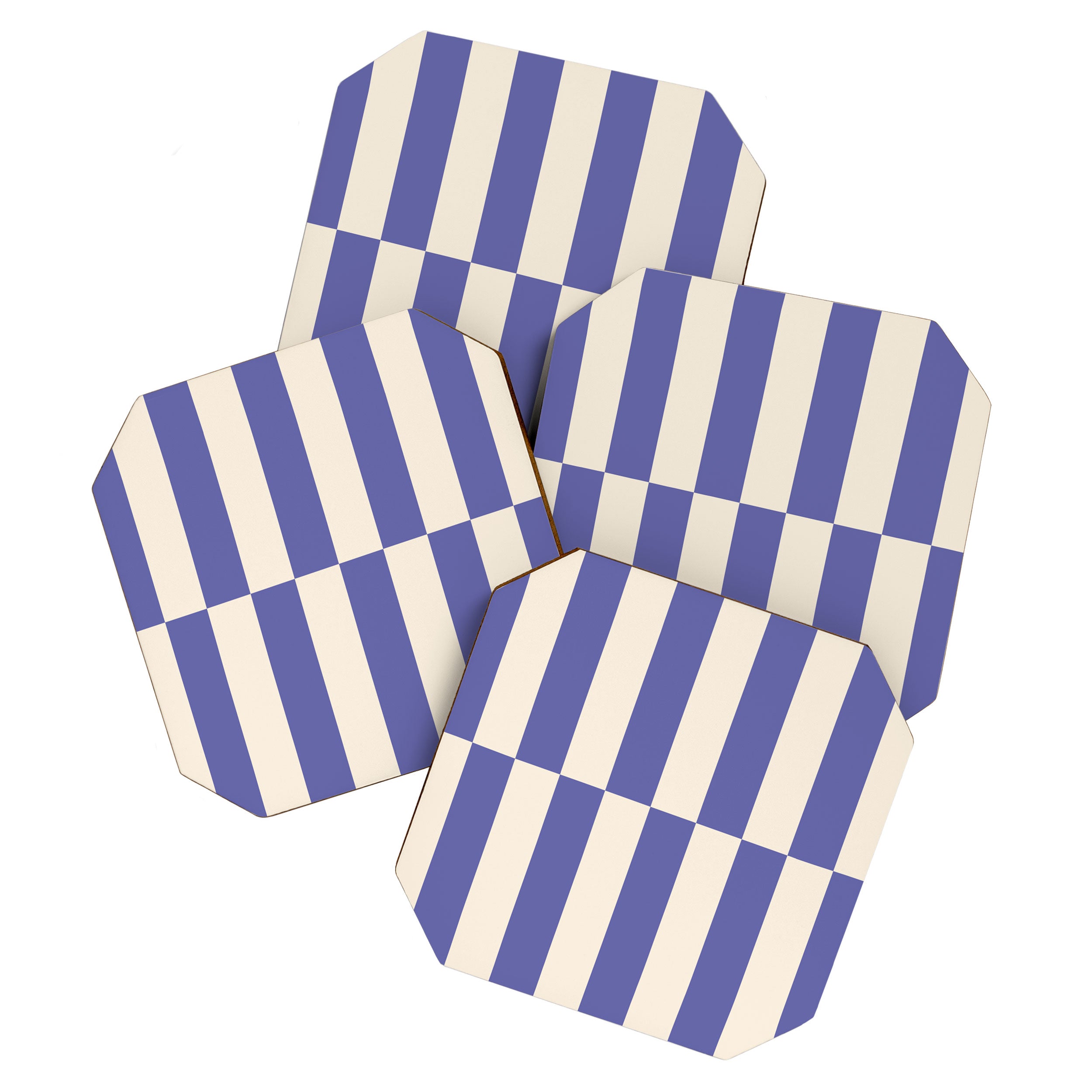 Strippy - Very Peri Coaster Gallery Image 1