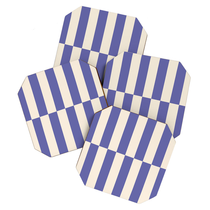 Strippy - Very Peri Coaster Gallery Image 1