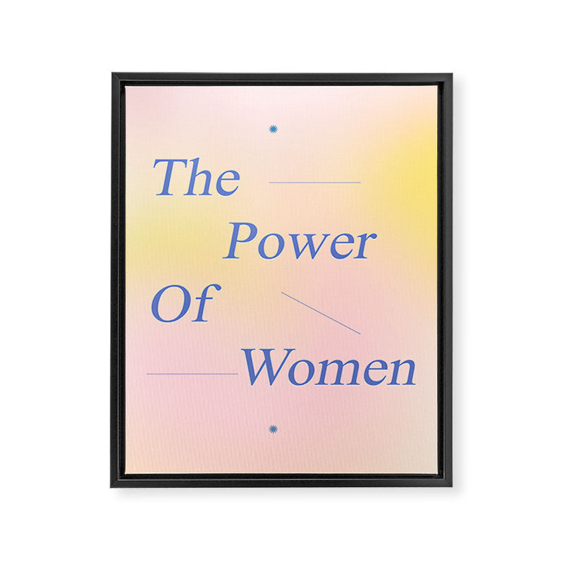 The Power Of Women Framed Canvas Print Gallery Image 6