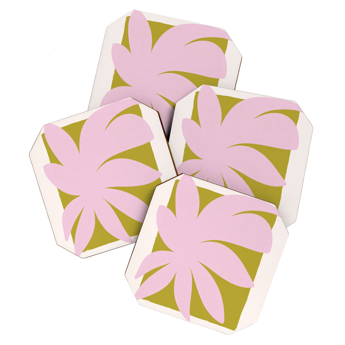 Tropical Leaf II Coaster Gallery Image 1