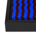 Vibra - Blue Framed Canvas Print Gallery Image 3