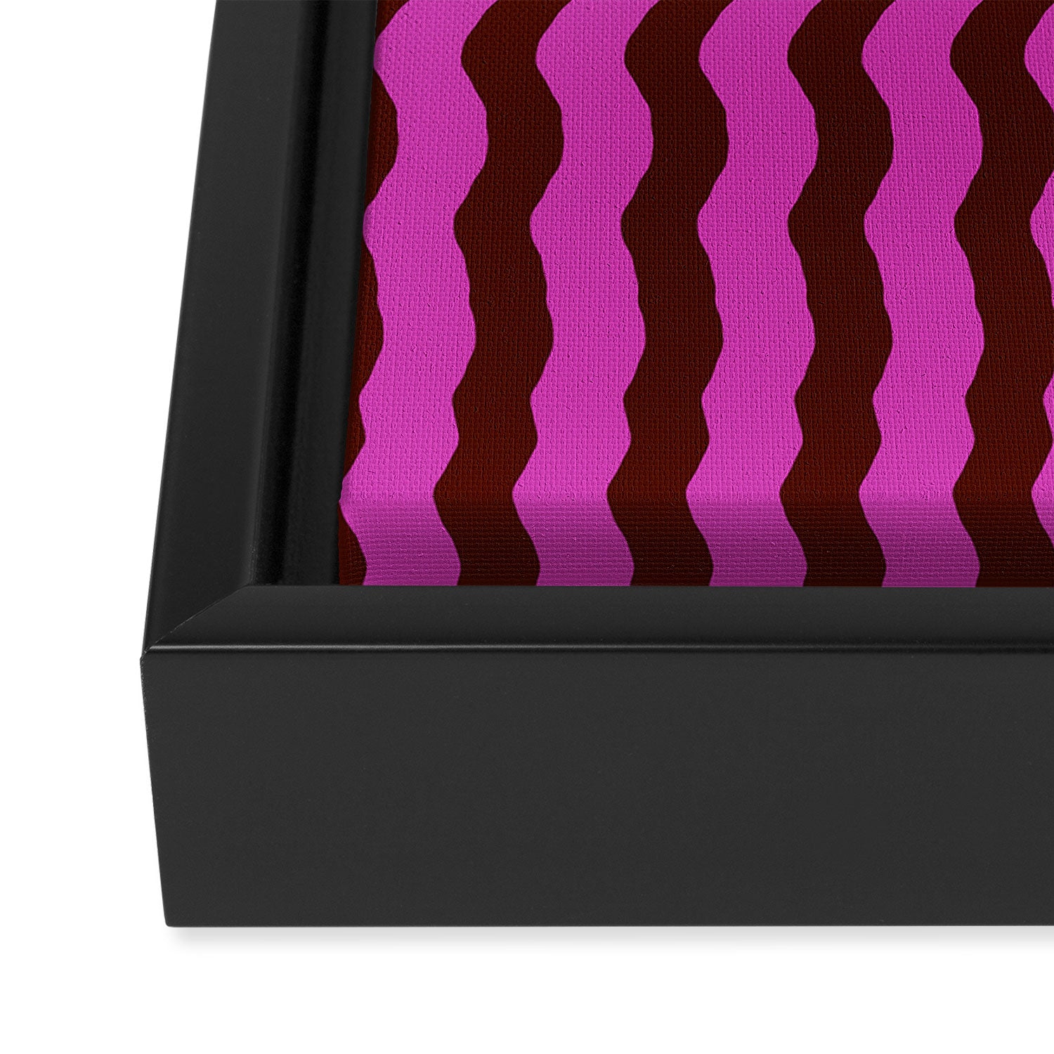 Vibra - Pink Framed Canvas Print Gallery Image 3