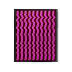 Vibra - Pink Framed Canvas Print Gallery Image 6