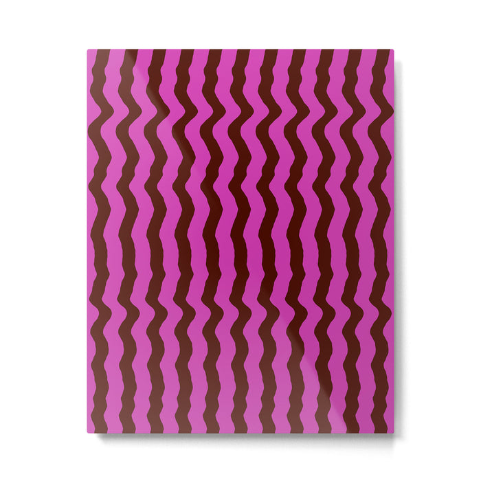 Vibra - Pink Metal Print Gallery Image 1