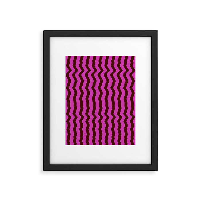 Vibra - Pink Framed Art Print Gallery Image 1