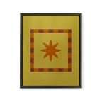 Vibrant Star Framed Canvas Print Gallery Image 8