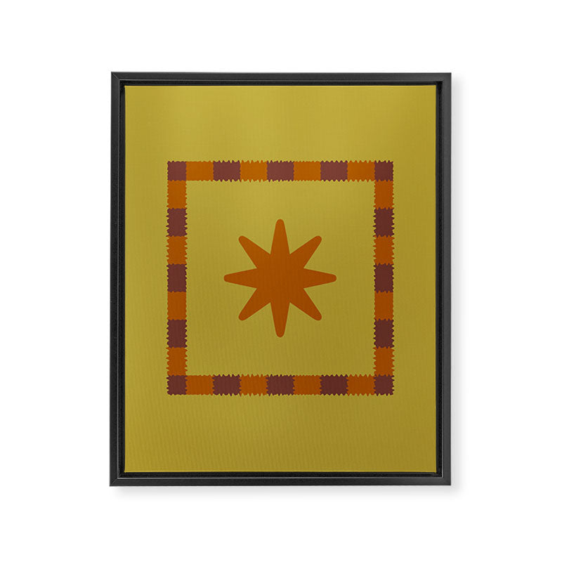 Vibrant Star Framed Canvas Print Gallery Image 8