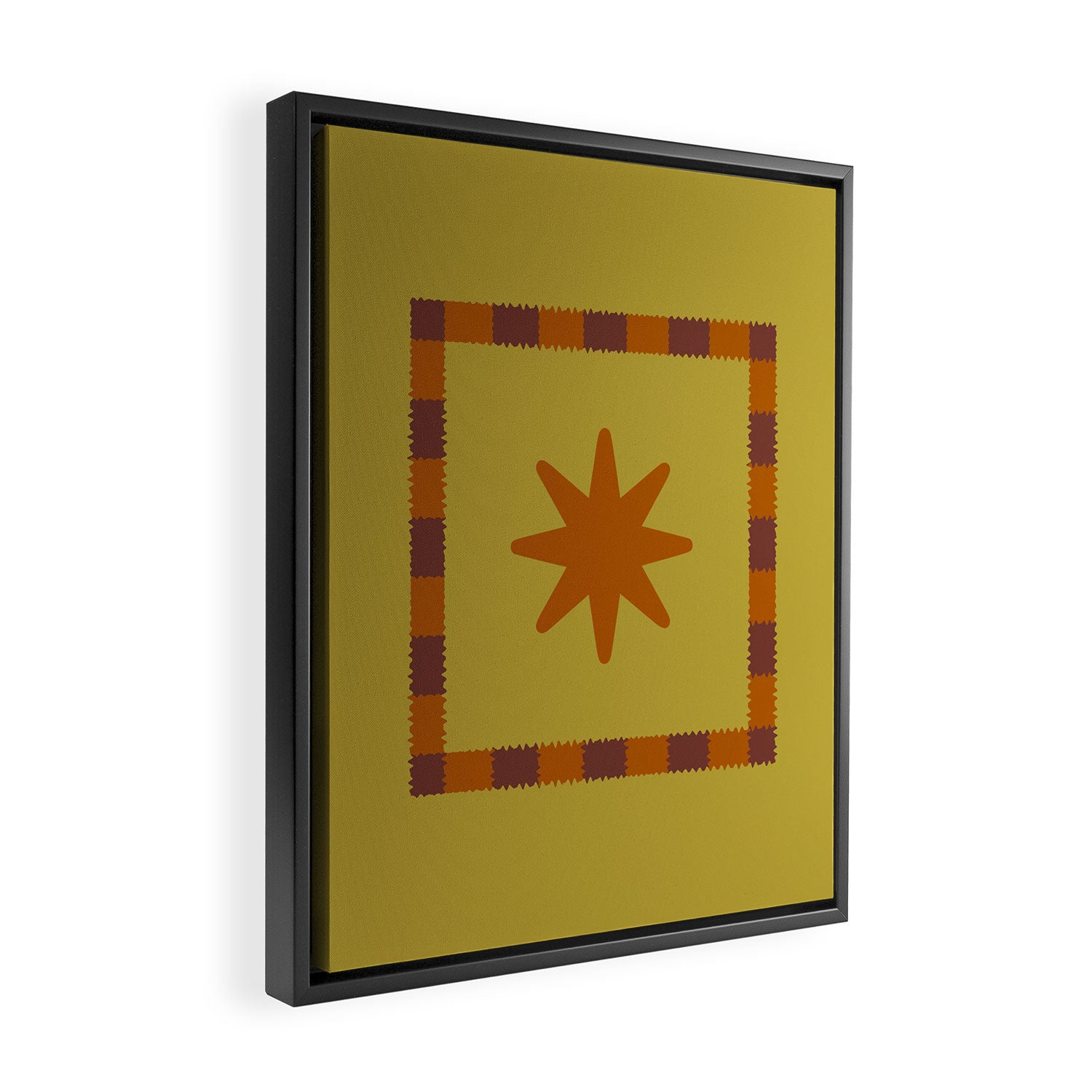 Vibrant Star Framed Canvas Print Gallery Image 2