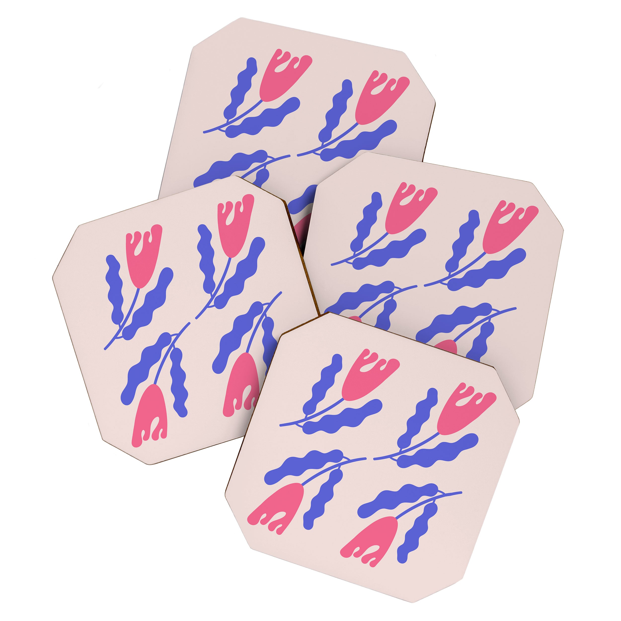 Wavy Flora Coaster Gallery Image 1
