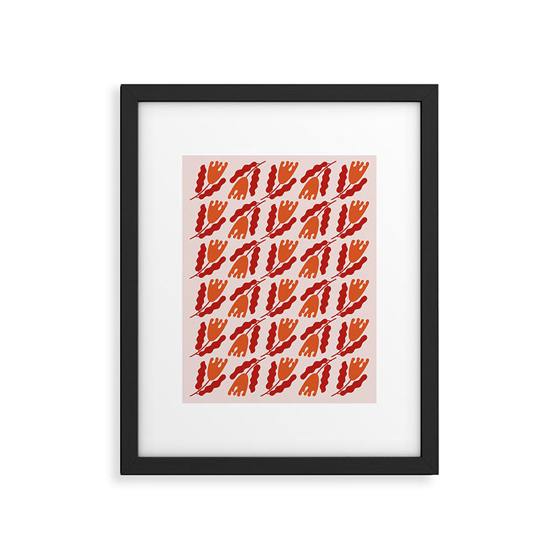 Wavy Flora II Framed Art Print Gallery Image 6