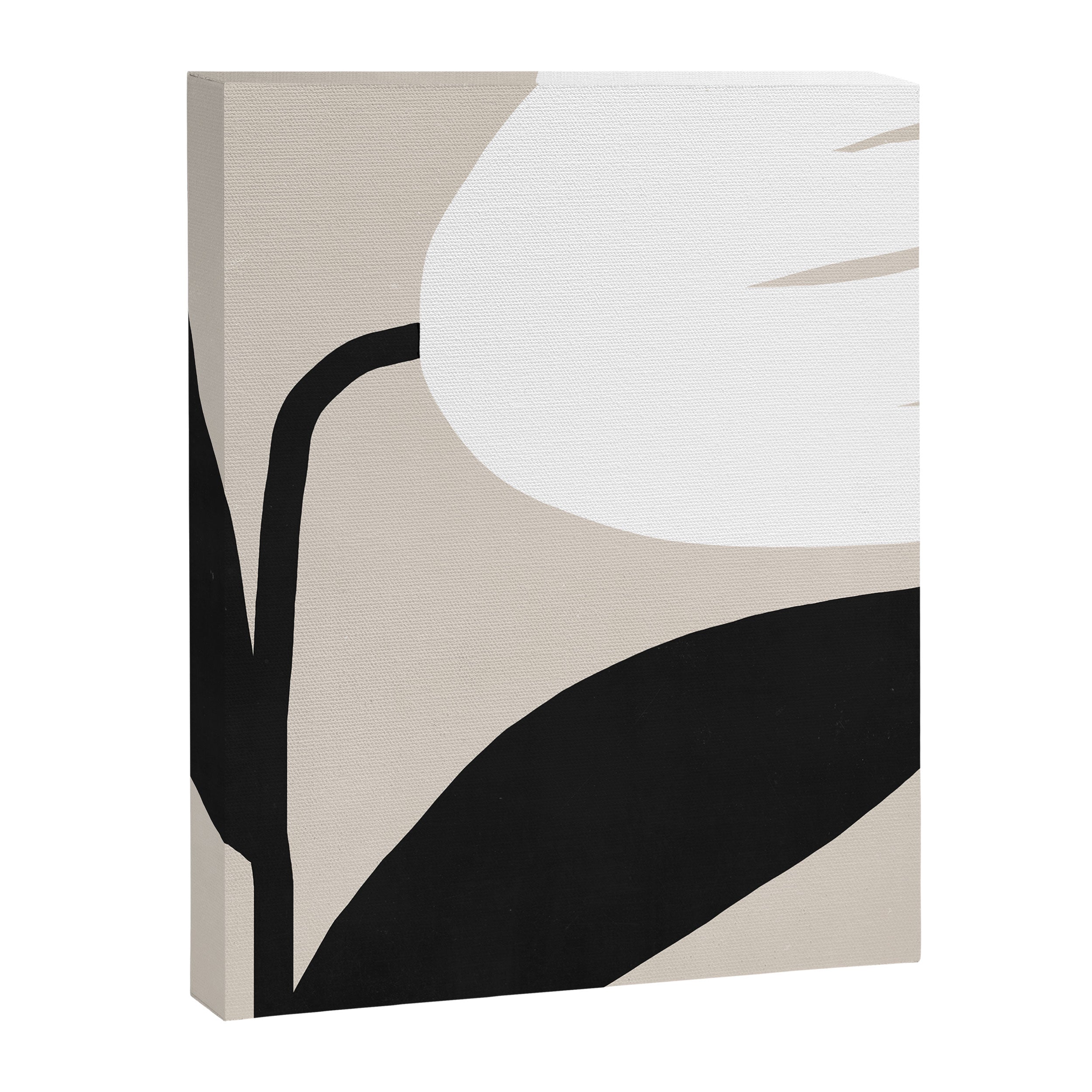Abstract Flora - neutral Canvas Print Gallery Image 6