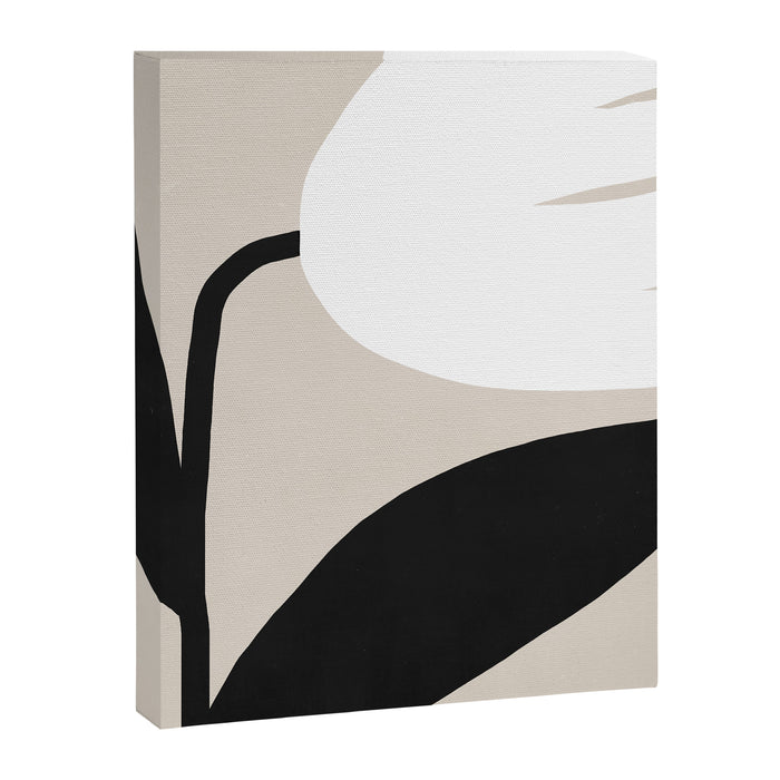 Abstract Flora - neutral Canvas Print Gallery Image 1