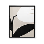 Abstract Flora - neutral Framed Canvas Print Gallery Image 6