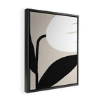 Abstract Flora - neutral Framed Canvas Print Gallery Image 2