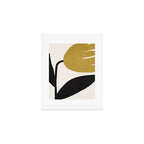 Abstract Flora - ochre Art Print Gallery Image 1