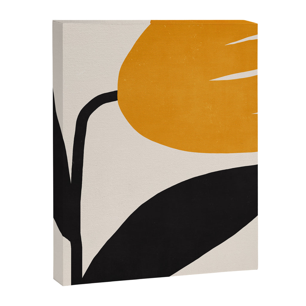 Abstract Flora - yellow Canvas Print Gallery Image 6