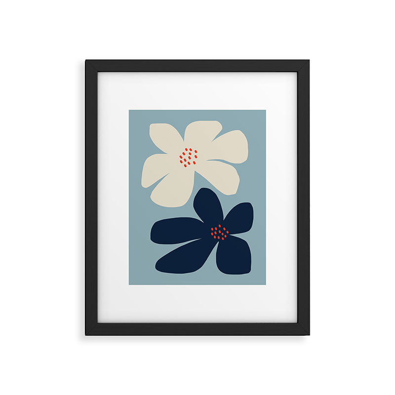 Abstract floral Framed Art Print Gallery Image 5