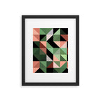 Abstract Geometric - desert Framed Art Print Gallery Image 5
