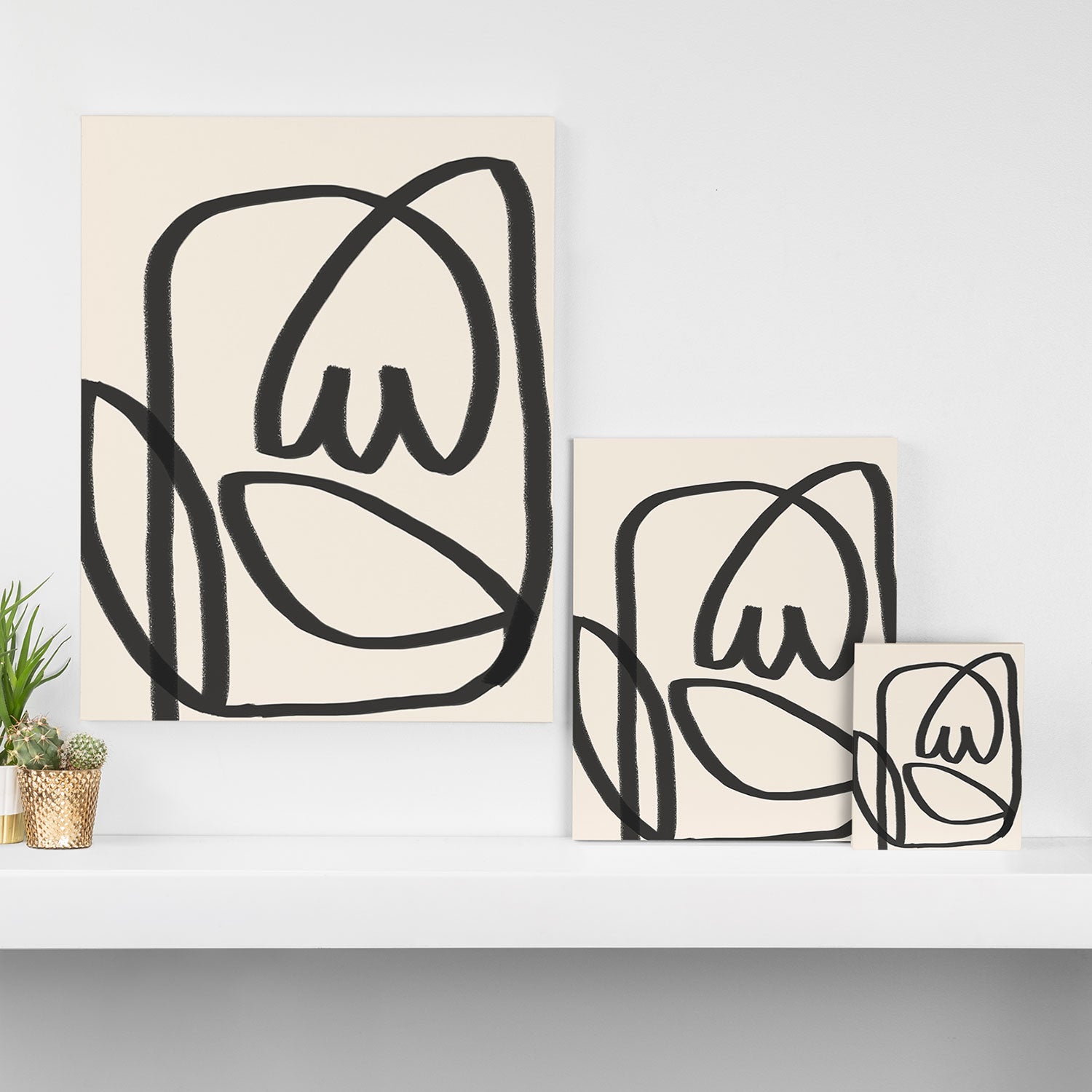 Abstract Tulip Canvas Print Gallery Image 3