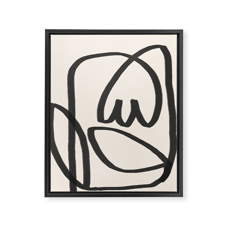 Abstract Tulip Framed Canvas Print Gallery Image 6